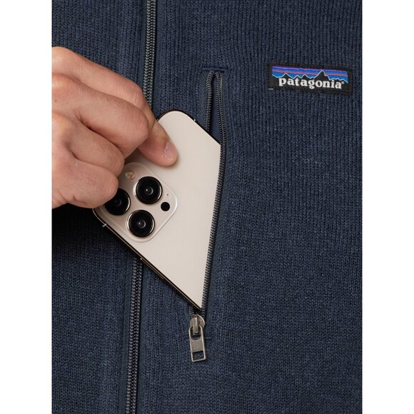 Patagonia Better Sweater New Navy Blue Fleece Full Zip Jacket - Picture 12 of 14